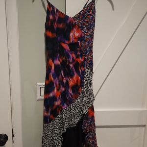 Parker mixed print dress
